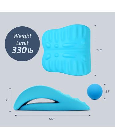 Back Stretcher Cushion for Pain Relief - Lumbar Support Pillow for Chronic Conditions like Spinal Stenosis, Herniated Disc, and Sciatica - Buy Online on GoSupps.com