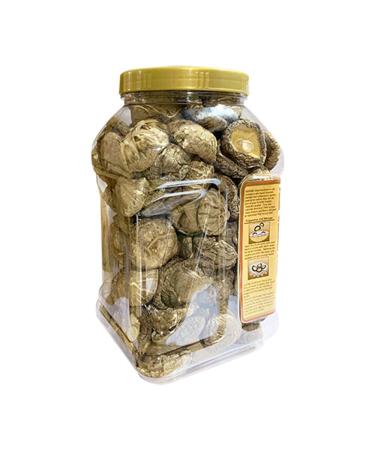 Premium 16 oz Dried Shiitake Mushrooms - Top Grade Dehydrated FUYUKI Wild AAA Natural Grown Mushroom - 4-5cm - Buy Online on GoSupps.com