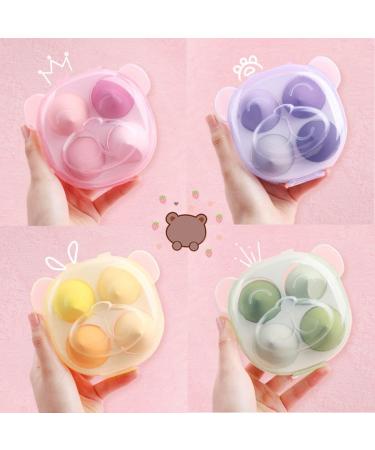 Small Elastic Stretchy 4PCS Makeup Blending Sponge Set - Portable Beauty Tool for Women - Smooth & Soft Foundation Applicators - Buy Online on GoSupps.com