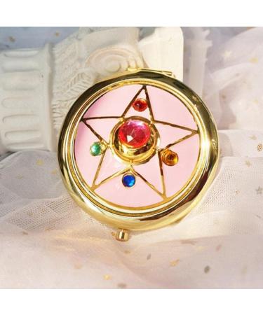 Shiker Anime Star Crystal Compact Mirror - Double Sided, Portable & Foldable for Travel - Ideal for Cosplay Props - Buy Online on GoSupps.com
