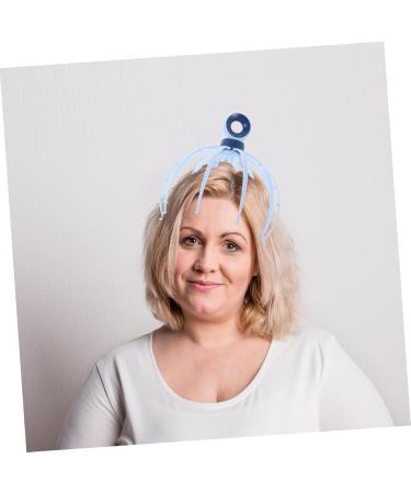 Coolhiya Head Massage Device - Scalp Relaxation Tool Plastic Claw Massager for Head Care (21x15x15cm Blue) - International Shipping Available - Buy Online on GoSupps.com