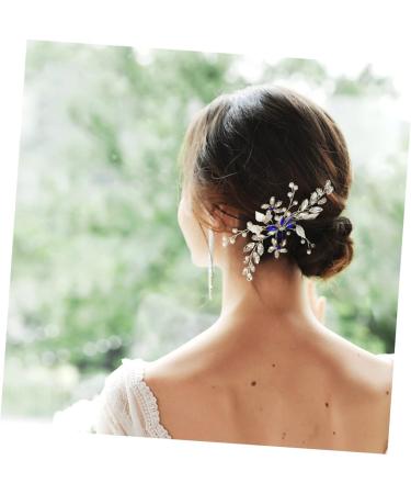 DOITOOL Wedding Hair Accessories for Brides Rhinestone Headpiece Bridal Barrette Womens Barrettes for Hair Crystal Headpiece Bride Headpieces for Wedding Floral Hair The Flowers Miss Comb - Buy Online on GoSupps.com