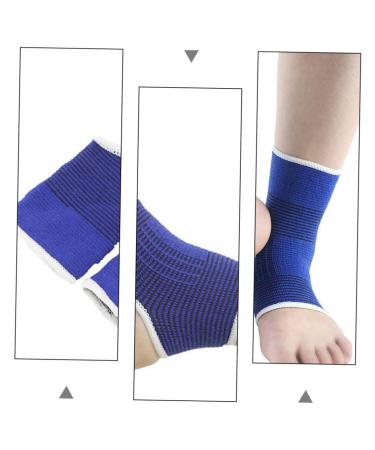 FRCOLOR 3 Pairs Sports Foot Support Neoprene Sleeves for Soccer & Basketball - Durable Knitted Socks with Adhesive Tape - Buy Online on GoSupps.com