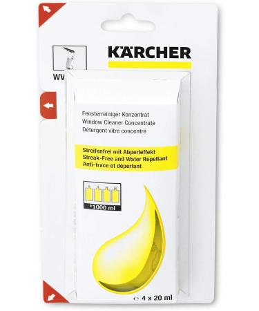 Buy K rcher Window Cleaner Concentrate 4 x 20ml - Pack of 5 | 80ml International Shipping - Buy Online on GoSupps.com