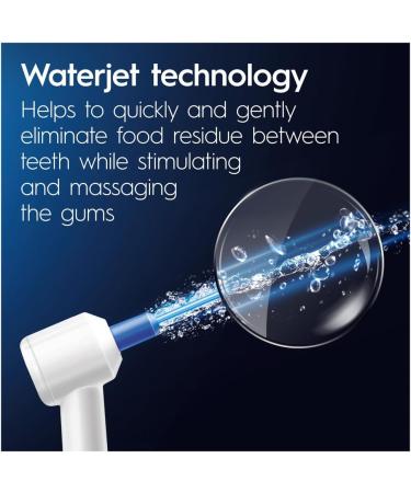 Oral-B Oral Health Center Irrigator Waterflosser 1 Oxyjet Nozzle 1 Water Jet Nozzle 1 iO4 Electric Toothbrush 2 Toothbrush Heads Plaque Remover for Teeth - Buy Online on GoSupps.com