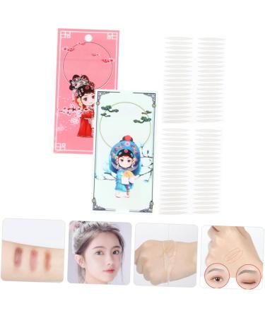 Mikinona Big Eyes 2 Sets 2 Sided Tape Eyelid Lifter Strips for Hooded Eyes Eyelid Strips Beauty Stickers Single Sided - Buy Online on GoSupps.com