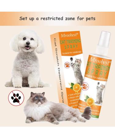 Cat Scratch Deterrent Spray Cat Training Spray Anti Scratch Repellent Spray Anti Cat Scratching Deterrent Protect Your Furnture Carpet and Plants 120ml - Buy Online on GoSupps.com