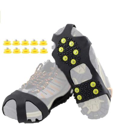 FroCrion-1 anti-slip spikes claw ice spikes snow-steep iron spikes anti-slip soles suitable for all shoe types and tested for winter slip resistance