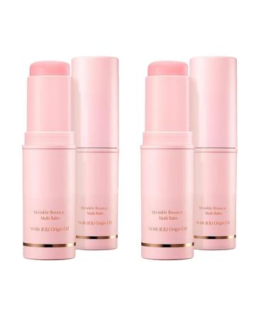 Aoseiens Kahi Wrinkle Bounce 2-Pack Moisturizing Face Balms - All-in-One Moisturizing Cream - Eye Cream - Face Primer & Moisturizing Balm - Instant Wrinkle Treatment - Serum Stick