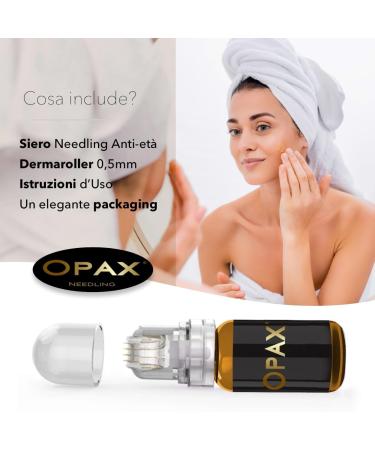 OPAX Dermaroller Opax + Serum 10ml | Lip Plumper & Wrinkle Reducer | Microneedling Anti-Aging | Firming Skin Care (1 x 10ml) - Buy Online on GoSupps.com