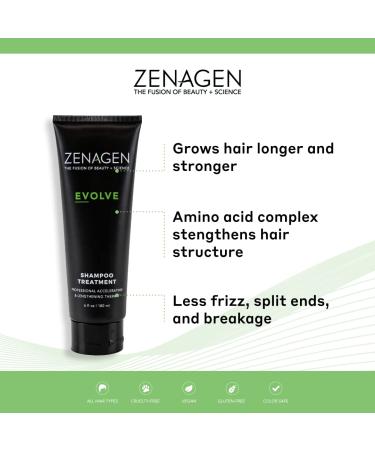 Zenagen Evolve Professional Accelerating Shampoo Treatment 6 fl oz - Hair Growth Formula - Buy Online on GoSupps.com