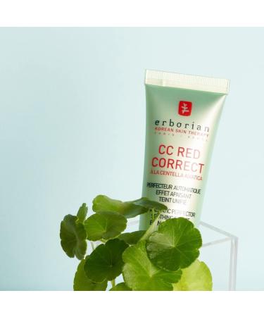 Erborian CC Red Correct with Centella Asiatica - Complexion Perfector SPF 25 - 15ml (Pack of 1) - Buy Online on GoSupps.com