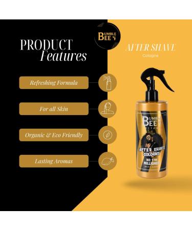 BUMBLE BEE After Shave Spray Cologne Instant Relief and Lasting Freshness After Shaving - 4 Male Fragances 500ml of Pure Comfort. Barber Supplies (500 Ml - 16.9 Oz No 4: S.W.A.T) 16.9 Fl Oz (Pack of 1) No 4: S.W.A.T - Buy Online on GoSupps.com