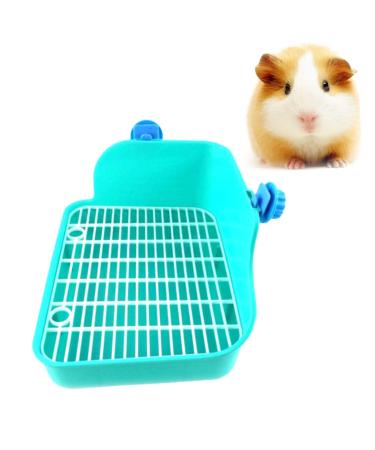 FOMIYES Hamster Potty Corner Litter Guinea Pig Green Ferret Animal Small Trainer Lacework for Toilet Bunny medium Green
