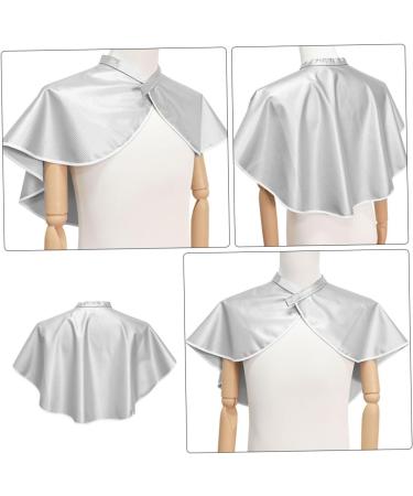 VINTORKY Hair Salon Shawl Makeup Artist Must Haves Hair Dye Cape Hair Coloring Shawl Hair Cutting Shawl Cape for Hair Coloring Makeup Cape Salon Cape Mesh Leather White Apron Perm Dyeing - Buy Online on GoSupps.com