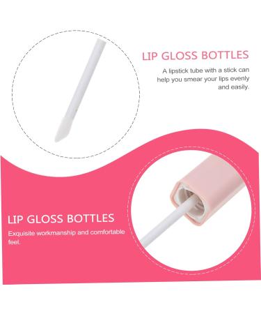 Outanaya 6pcs Lip Gloss Empty Tube Mascara Bottle Eyeline Tube Empty Lip Gloss Tubes Bulk Lip Balm Pink Abs 1 g (Pack of 1) Pink - Buy Online on GoSupps.com