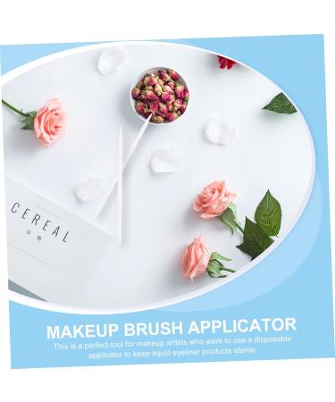 MUSISALY 100pcs Disposable Eyeliner Brush Makeup Brush Applicator Eye Tool Brush Eye Makeup Brush Cosmetic Brush Eyeliner Fiber Brush Eyeliner Applicator Makeup Eye Tool 9x6.5cm White - Buy Online on GoSupps.com