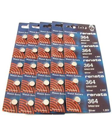 #364 Renata Watch Batteries 100Pcs