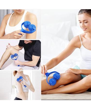Simmpu Massage Roller with 2 Massage Balls - Relieve Muscle Pain in Legs Back Arms & Shoulders | International Shipping Available - Buy Online on GoSupps.com