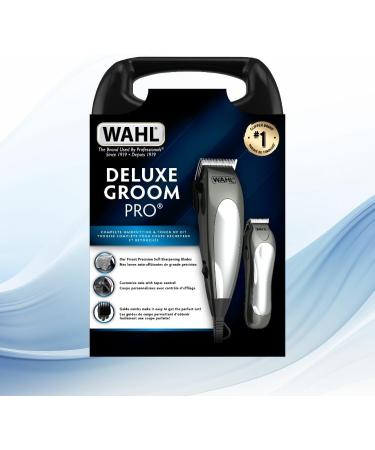 Wahl Canada Deluxe Groom Pro Complete Haircutting & Touch Up Kit Self-sharpening precision ground blades stay sharp longer perfect for touch ups - Model 3170 - Buy Online on GoSupps.com