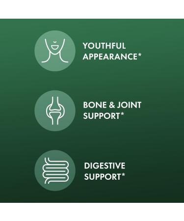 Dr. Mercola Organic Bone Broth Collagen - Supports Skin Hair & Nails - Organically Raised Grass-Fed Beef - USDA Organic - Non-GMO Gluten-Free & Soy-Free - 90 Tablets (30 Servings) - Buy Online on GoSupps.com