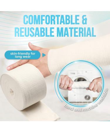 Compression Bandage Elastic Hose Tape Size D - Heel Spur Support | 3in x 26ft Beige | International Shipping - Buy Online on GoSupps.com