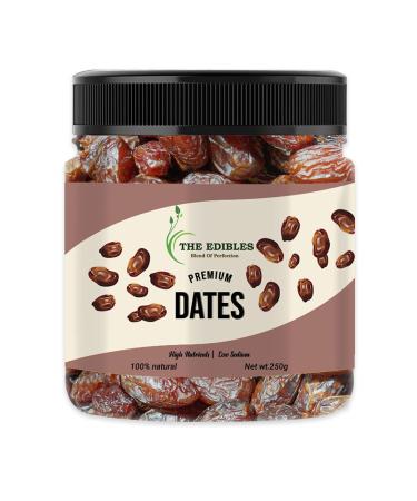 THE EDIBLES Classic Dates with Seeds 250g_Packing May Vary