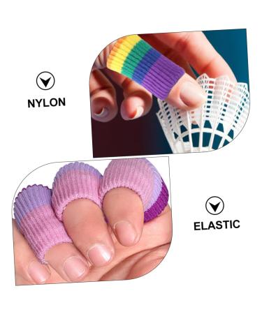FRCOLOR 30pcs Rainbow Finger Cots & Splints | Anti-Skid Finger Covers & Thumb Sleeves for Sports | Elastic Finger Braces for Basketball & Wrist Support - Buy Online on GoSupps.com