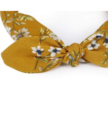 6pcs Vintage Elastic Bow Hair Bands for Women - Solid Color Hair Accessories for All Styles - Buy Online on GoSupps.com