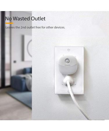 LYRIDZ Plug-in Motion Sensor Night Light Warm White LED Nightlight Bedroom Bathroom Kitchen Hallway Stairs Energy Efficient Compact 4-Pack - Buy Online on GoSupps.com