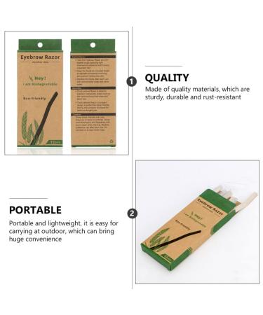 Minkissy 12-Hour Eyebrow Trimmer - Stainless Steel Eyebrow Razor Kit for Women - Precision Shaving Tools - Buy Online on GoSupps.com