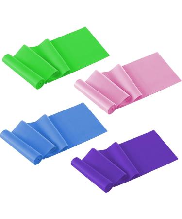 HIOPOIUYT Yoga Pilate Stretch Resistance Band Exercise Fitness Training Band Elastics Fitness Assist Band 4 Wide Yoga Band - Buy Online on GoSupps.com