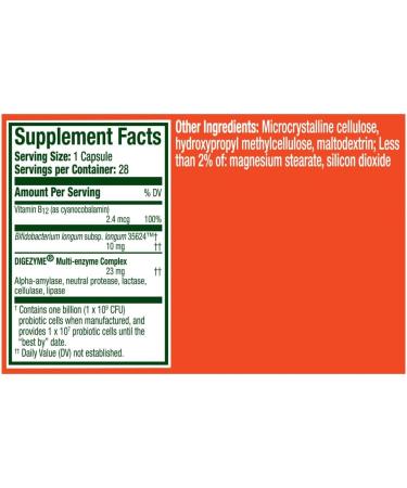 Align Probiotic Bloating Relief + Food Digestion Probiotics for Women and Men #1 Doctor Recommended Brand Promotes Digestive Health and Helps Support the Metabolism of Food* 28 Capsules - Buy Online on GoSupps.com