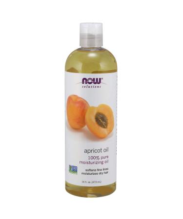 NOW Solutions, Apricot Kernel Oil, Hair Moisturizer, Rejuvenating Skin Oil, Softens Fine Lines, 16-Ounce 16 Fl Oz (Pack of 1)