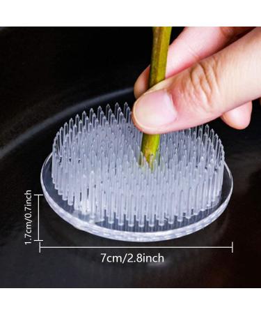 Set of 2 Clear Plastic Flower Frogs Arrangement Holders 2.76 Inch - 70mm - Buy Online on GoSupps.com