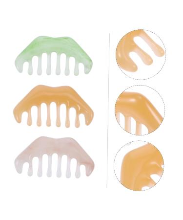 Magiclulu 6 STK Massage Comb Set - Enhance Hair Health & Circulation | Afro Comb & Body Massager Tool for Home Use - Buy Online on GoSupps.com