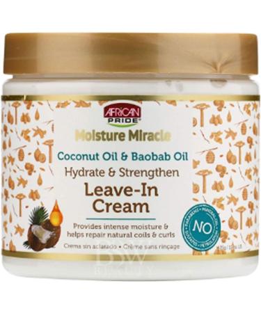African Pride Moisture Miracle Curling Cream Leave-In Cream & 5 Essential Oils Combo - Buy Online on GoSupps.com