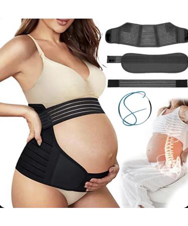 4 in 1 Pregnancy Support Belt Maternity & Postpartum Band - Our Maternity Belt Relieve (Abdomen Waist Pelvis Pain & Offer Back Support) Pregnancy Support Belt Black L 14-16 (90cm-120cm) L 14-16 (90cm-120cm) Black - Buy Online on GoSupps.com