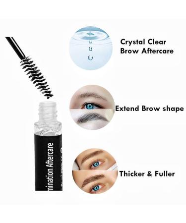 Brow Lamination & Lash Lift Aftercare Kit - Keratin Boost Conditioner for Fuller & Thicker Brows, 100-Day Supply (Clear) - Buy Online on GoSupps.com