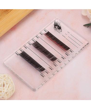 Eyelashes Extension Board Acrylic Eyelashes Grafting Storage Board with Measuring Function Fake Eyelashes Storage Palette for Lash Technicians - Buy Online on GoSupps.com