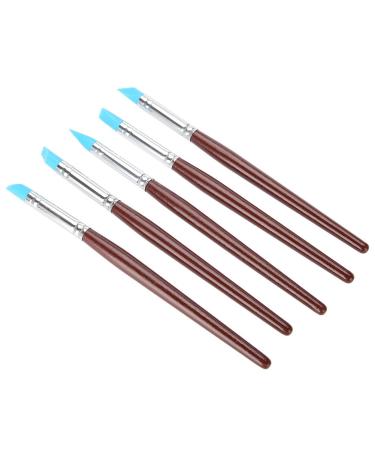 wosume Teeth Silicone Brush Soft Practical Composite Cement Brush for Teeth Remove Dirt Home Occlusal Surface