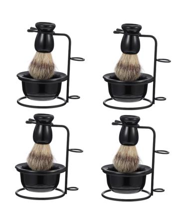 4 Sets Beard Set Household Shaving Bowl Men Accessory Convenient Beard Brush Men Supply Convenient Shaving Cup Professional Shaving Bowl Convenient Shaving Bowl Shaving Supply