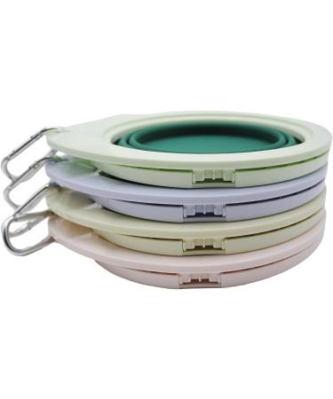 Buy Bepetmia Foldable Reisenapf Dog & Cat Bowl | Portable Silicone Travel Bowl 600ml with Stand - Extra Thick Beige - Buy Online on GoSupps.com