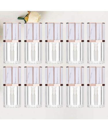 CALLARON 10pcs Clear Lipgloss Tubes - Reusable 5ml Lipstick Containers for DIY Lip Gloss & Makeup - Buy Online on GoSupps.com