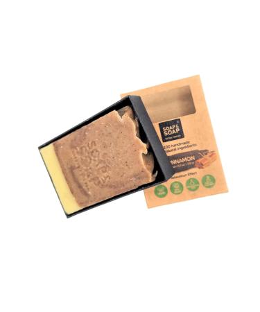 Cinnamon Handmade Natural Bar Soap - Organic Moisturizing & Eco-Friendly | International Shipping - Buy Online on GoSupps.com