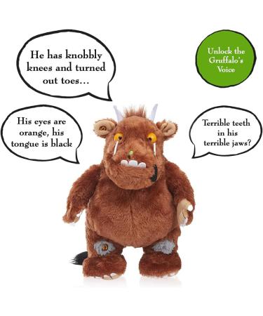 WOW! STUFF Gruffalo Interactive Soft Toy - Official 12 Inch Talking Plush Teddy from Julia Donaldson & Axel Scheffler | For Boys & Girls 3 - Buy Online on GoSupps.com