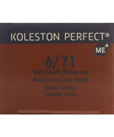 Wella Color Wella Koleston Perfect Color 6/71 Dark Blonde/Brown Ash 2oz - Buy Online on GoSupps.com