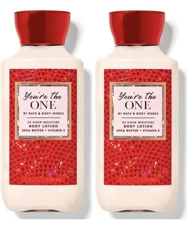 Bath and Body Works You're the One Super Smooth Body Lotion Sets Gift For Women 8 Oz -2 Pack (You're the One)