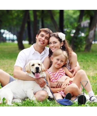 15ft Cable Leash for Dogs - Durable Tie-Out Cable for Medium & Large Dogs | Perfect for Camping & Courtyards - Buy Online on GoSupps.com