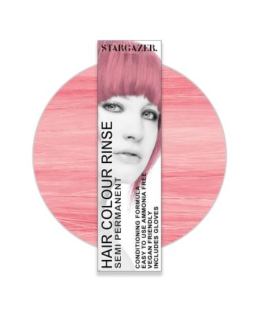 Stargazer Semi Permanent Hair Colour Rinse Rose Pink Rose Pink 70.00 ml (Pack of 1)